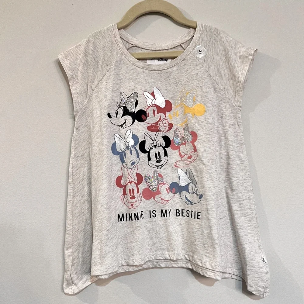 New Disney Gapkids Minnie Mouse Fashion Tee. Size M